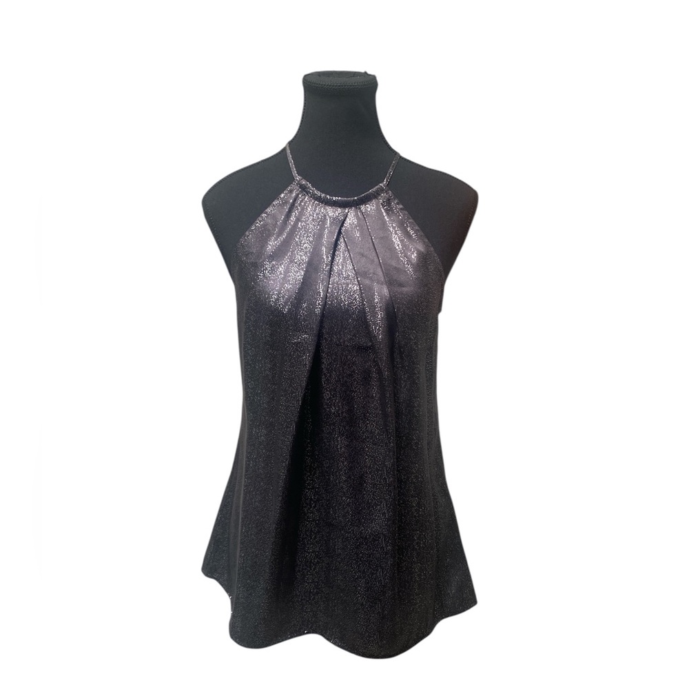 Ann Taylor Shimmering Halter Blouse EUC 8